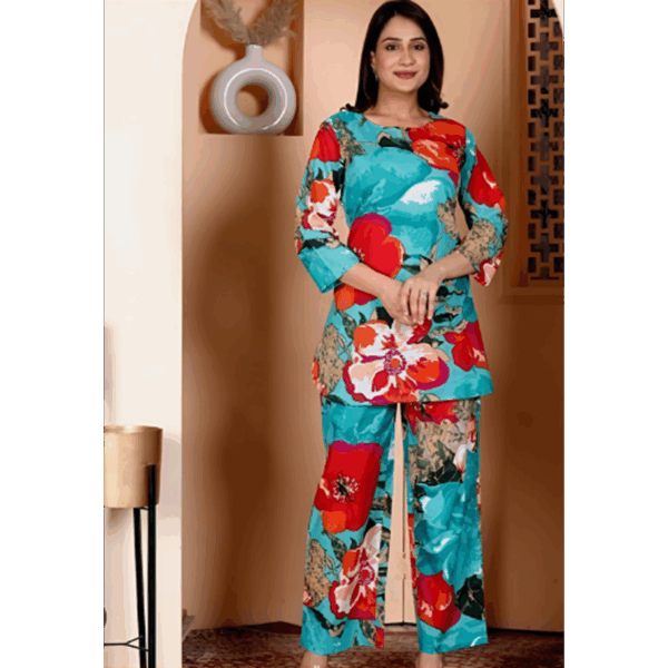 Pure Cotton Short co ord set